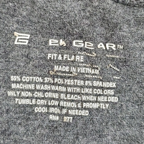 EK Gear Grey Workout Fit & Flare Pants - Picture 6 of 8